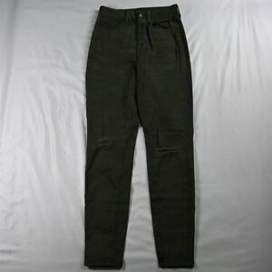 American Eagle 0 Jegging Knit Green Super Stretch Denim Womens Jeans‎